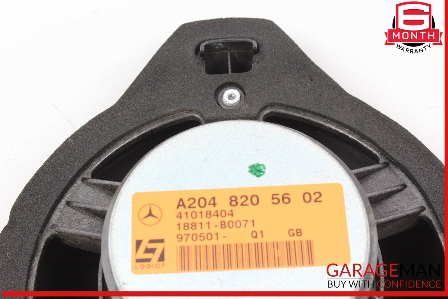 08-18 Mercedes W204 C250 C300 Rear Door Audio Speaker Logic 7 Set of 2 OEM