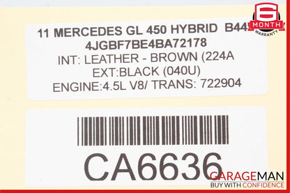 06-13 Mercedes X164 GL450 R350 Window Regulator Motor Front Right Side OEM