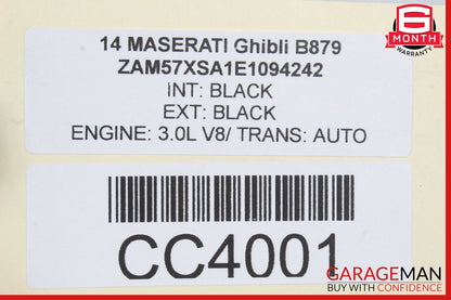 14-17 Maserati Ghibli M157 Engine Cooling Radiator AC A/C Air Condenser OEM