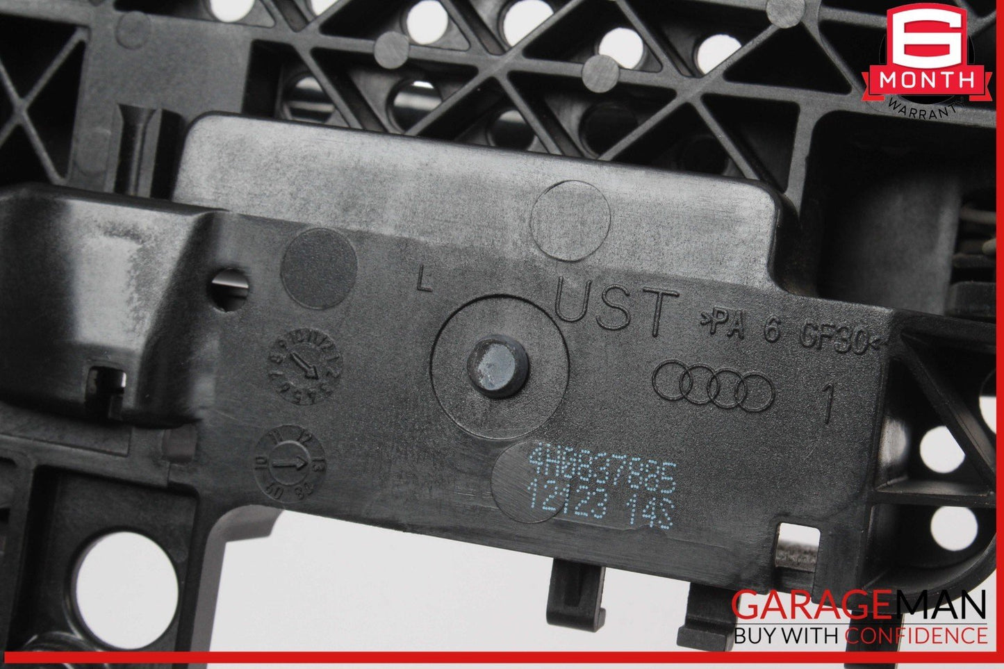 12-18 Audi A6 A7 Rear Left Driver Side Exterior Door Handle Black 4H0837885 OEM