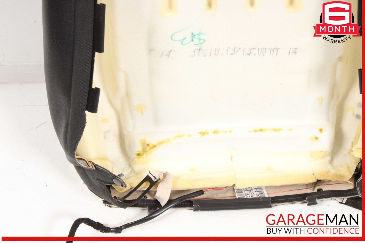 12-18 Audi A6 A7 Front Left Driver Side Top Upper Seat Cushion Cover Black OEM