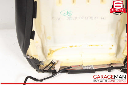 12-18 Audi A6 A7 Front Left Driver Side Top Upper Seat Cushion Cover Black OEM