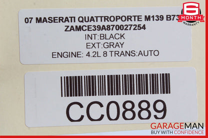 03-10 Maserati Quattroporte M139 Lower Control Arm Rear Left Side OEM