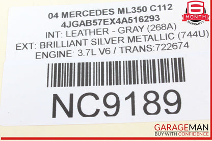 98-05 Mercedes W163 ML350 ML500 6 Disc Disk CD Changer OEM
