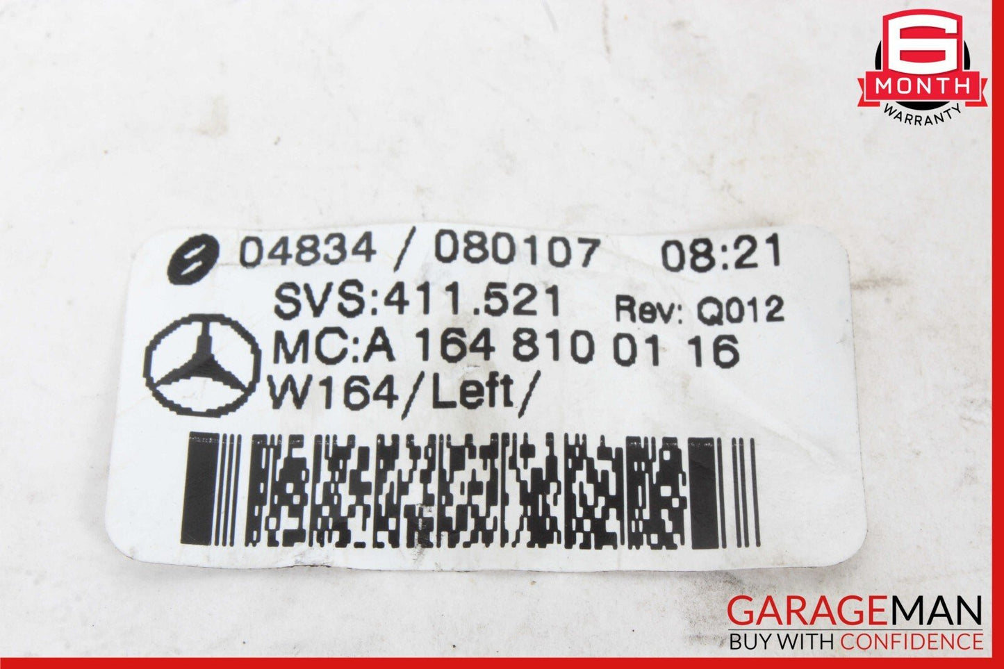 06-08 Mercedes W164 ML350 ML320 Front Left Driver Side Door Rear View Mirror OEM