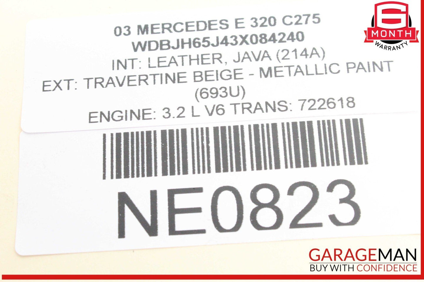 96-02 Mercedes W210 E320 Power Steering Oil Cooler Hose 2104662724 OEM