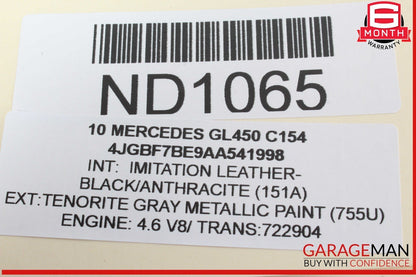 06-12 Mercedes X164 GL450 ML450 Hazard Control Switch Panel 1648708110 OEM