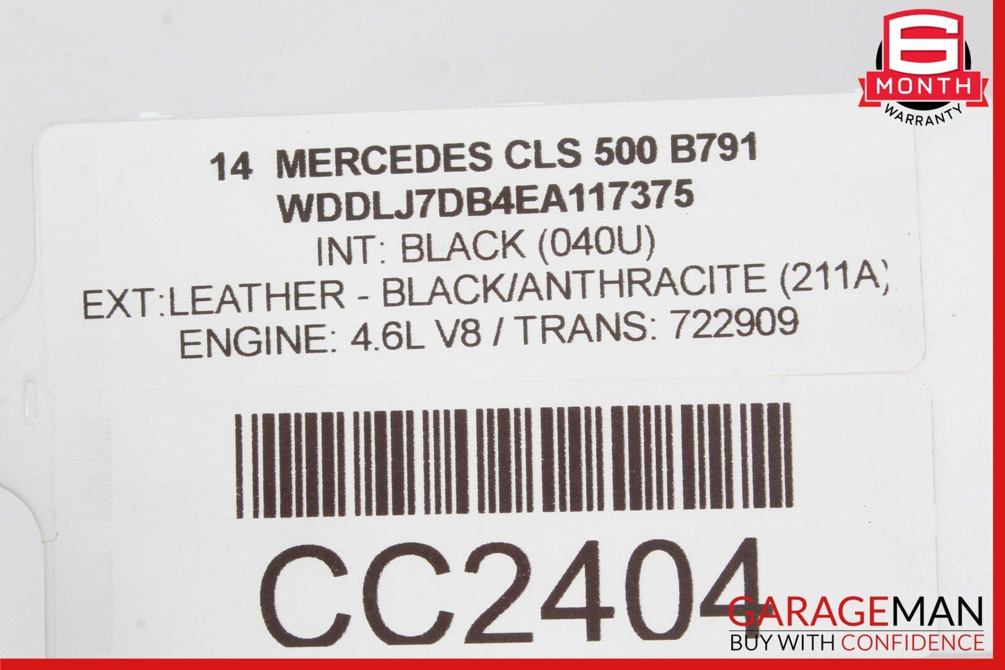 12-14 Mercedes W218 CLS500 CLS63 AMG Sport Right Side Skirt Rocker Panel OEM