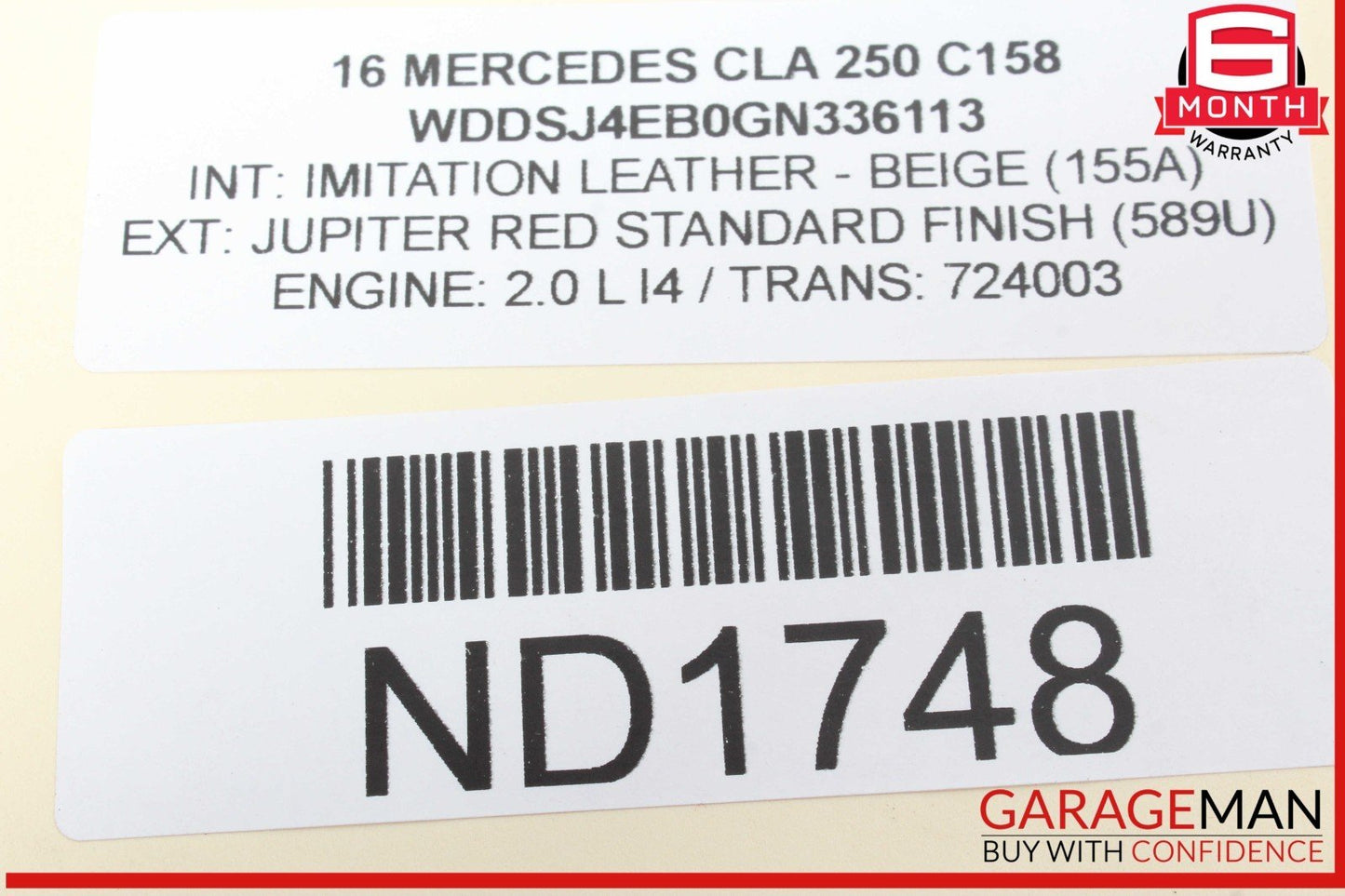 14-19 Mercedes W117 CLA250 Rear Left Side Spindle Knuckle Hub w/ Rotor Disc OEM