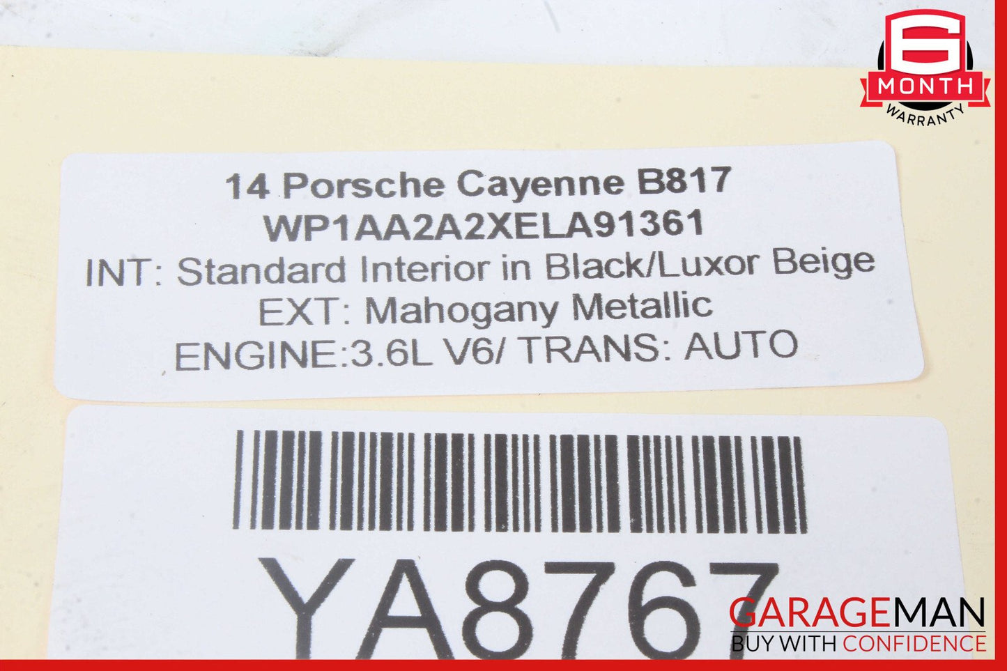 11-17 Porsche Cayenne 958 Rear Left Driver Side Wheel Spindle Knuckle Hub OEM