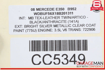 06-09 Mercedes W211 E350 Engine Cooling Radiator A/C AC Condenser Assembly OEM