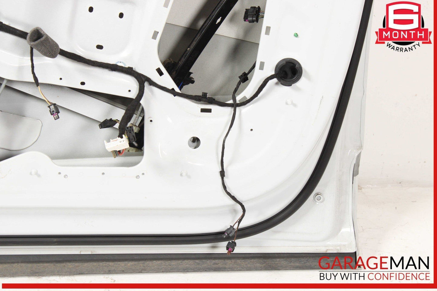17-19 Audi Q7 Front Right Passenger Side Door Shell White OEM