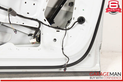 17-19 Audi Q7 Front Right Passenger Side Door Shell White OEM