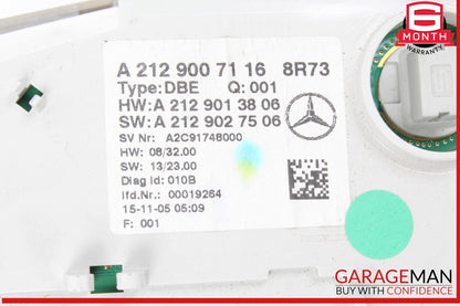 10-18 Mercedes W212 E350 Overhead Dome Light Lamp Beige 2129007116 OEM