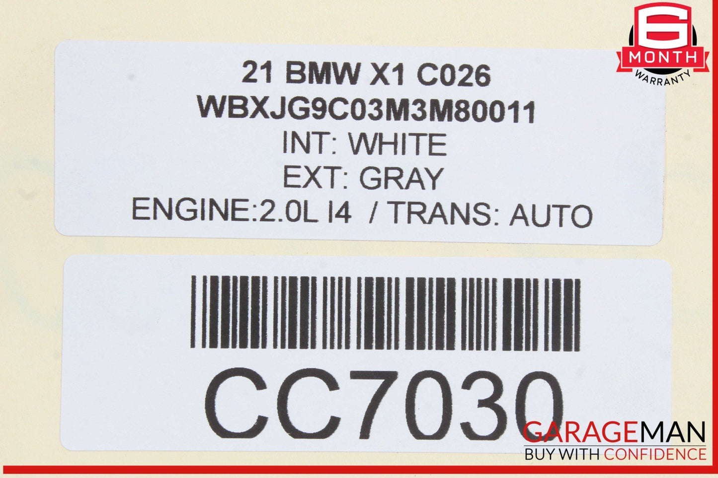 16-22 BMW X1 F48 Front Subframe Sub Frame Cross Member Cradle 31116872729 OEM