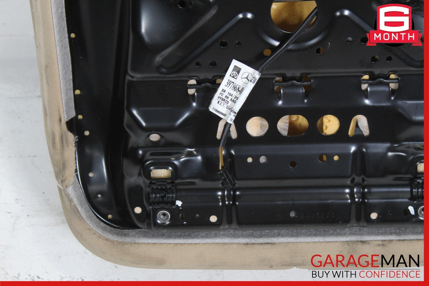 07-12 Mercedes X164 GL450 Front Right Side Bottom Lower Seat Cushion Cover Assy