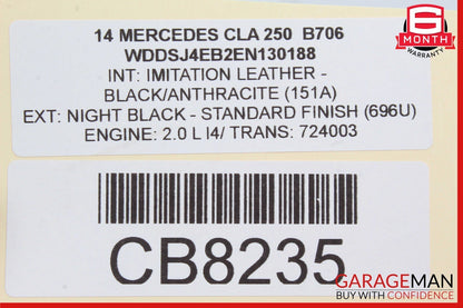 14-18 Mercedes W117 CLA250 CLA45 Front Right Door Window Regulator Motor Unit