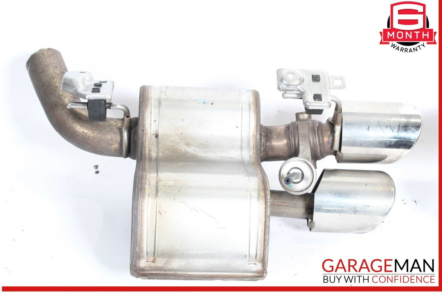 14-17 Maserati Ghibli Rear Left & Right Side Exhaust Muffler Tip Pipe Set of 2