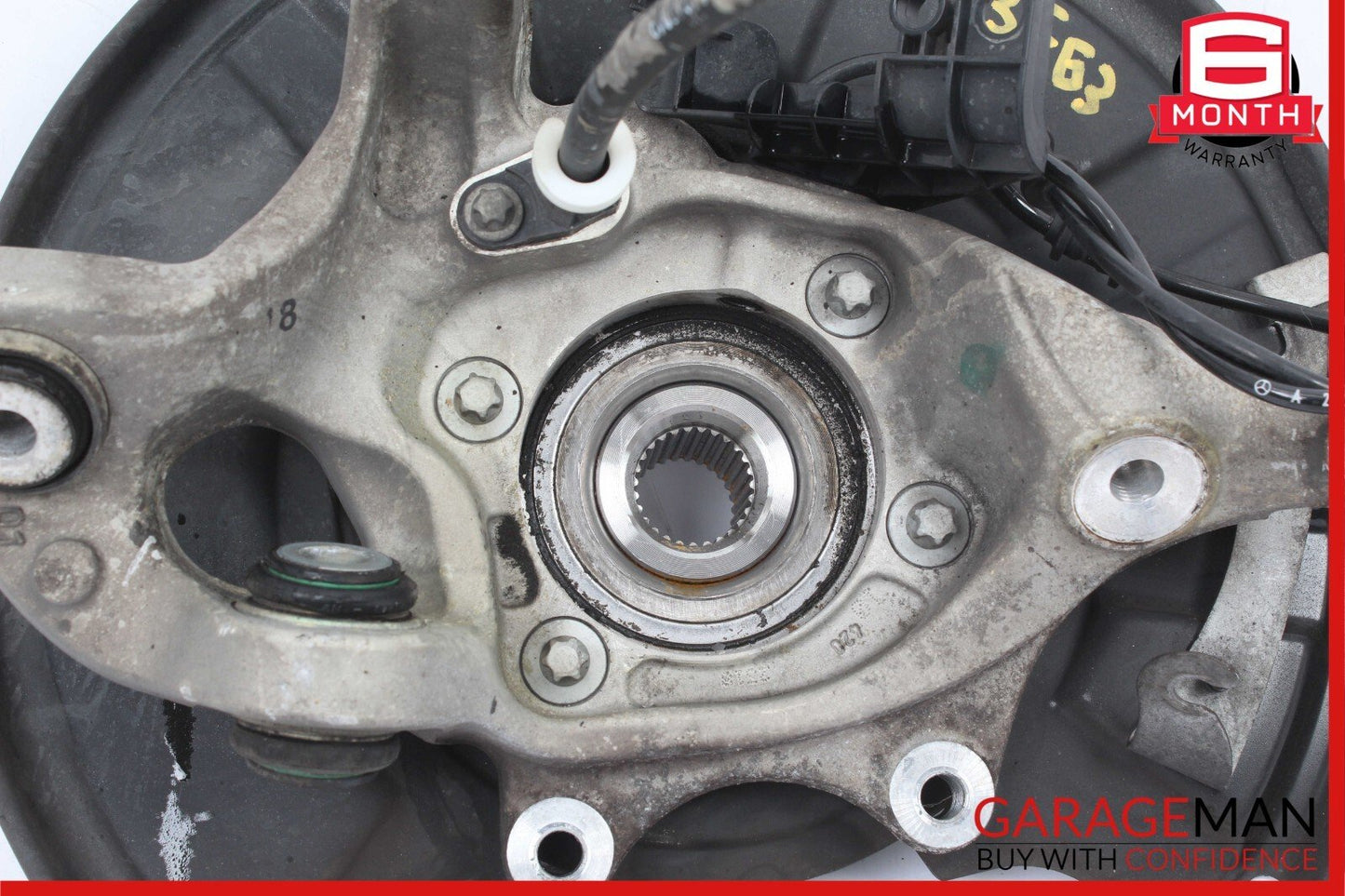 08-17 Mercedes W212 E350 E63 AMG Rear Right Side Spindle Knuckle Hub Bearing OEM