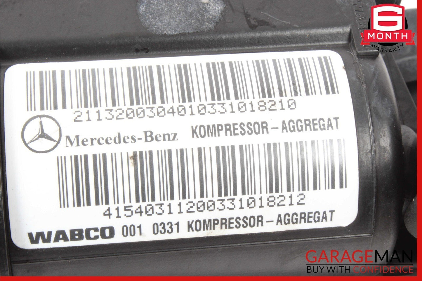 03-09 Mercedes W211 E320 E500 Air Airmatic Suspension Compressor Pump OEM