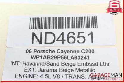 03-10 Porsche Cayenne 955 957 Power Distribution Fuse Relay Box Junction Unit