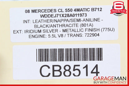 07-14 Mercedes CL600 S600 Front Left Side ABC Shock Absorber Strut Hydraulic