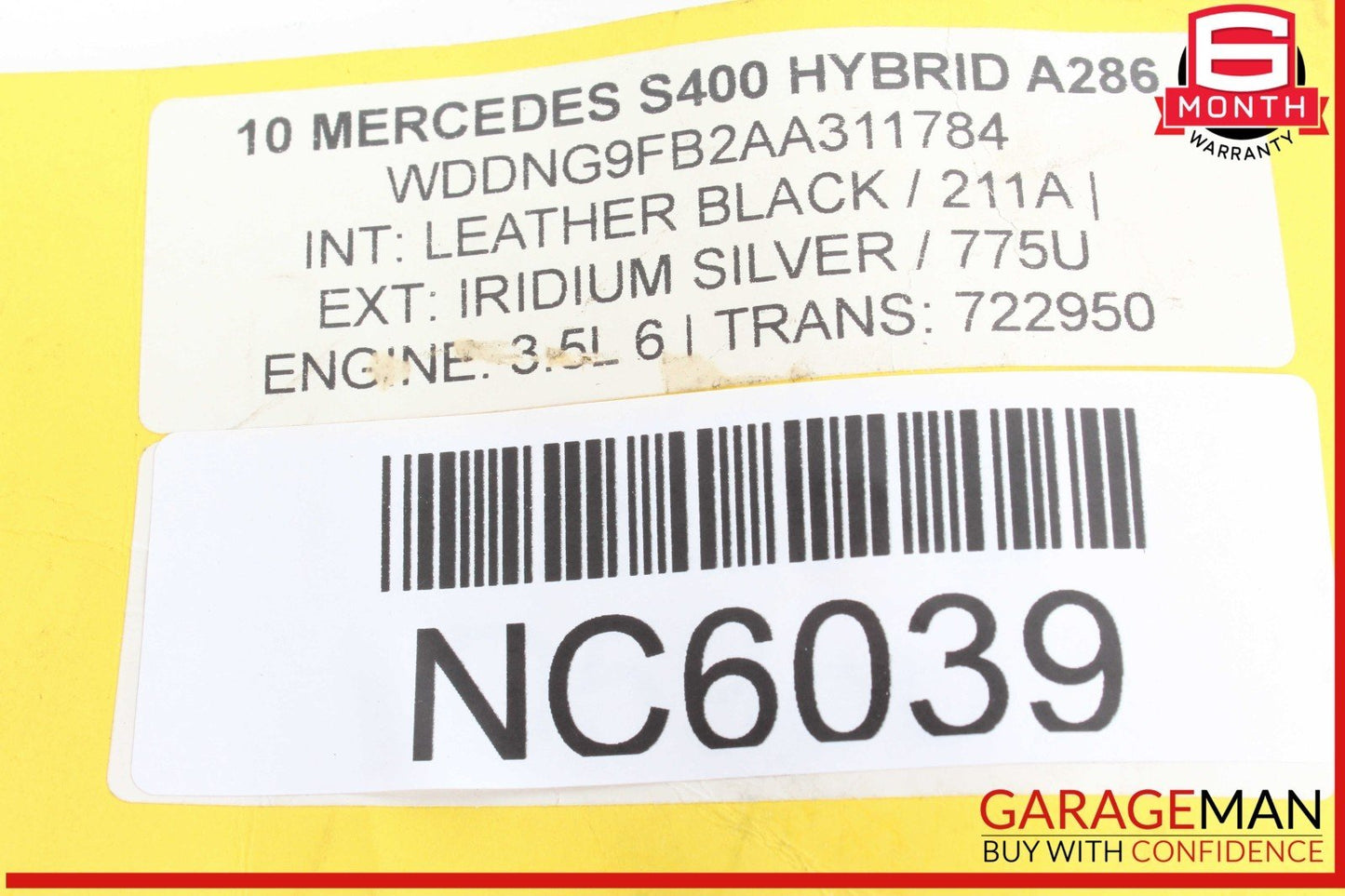 10-13 Mercedes W221 S400 Hybrid Front Left Driver Side Door Rear View Mirror OEM