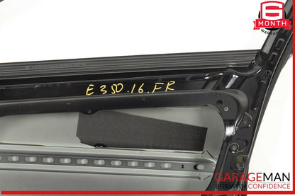 10-16 Mercedes W212 E350 Front Right Passenger Side Exterior Door Shell Black