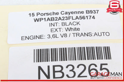 11-18 Porsche Cayenne 958 Front Right Spindle Knuckle Hub Bearing OEM