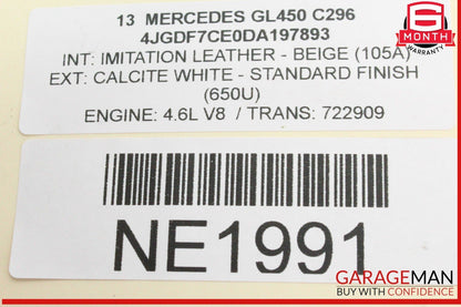 11-20 Mercedes X166 GL450 GL550 Right Side Engine Exhaust Camshaft OEM