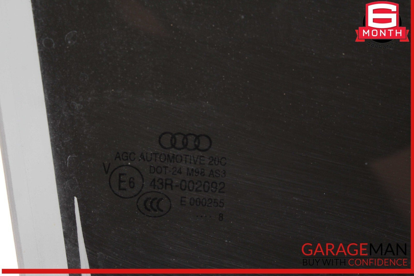 17-24 Audi Q7 Rear Right Passenger Side Door Window Glass 4M0845026B OEM