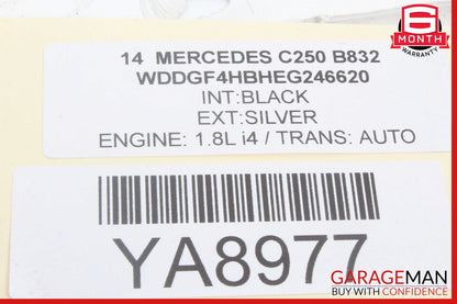 12-14 Mercedes W204 C250 C63 Gear Shift Selector Indicator Knob Boot Assembly