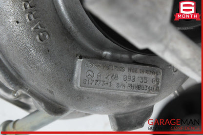 11-16 Mercedes X166 GL450 GL550 Left Turbocharger Turbo Charger Manifold OEM