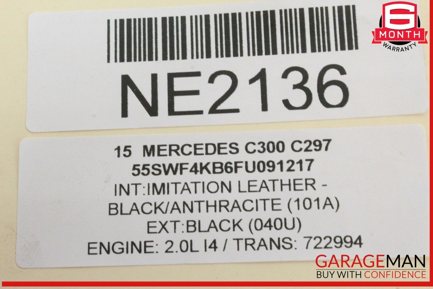 15-20 Mercedes W205 C300 C400 Rear Right or Left Lower Rearward Control Arm OEM