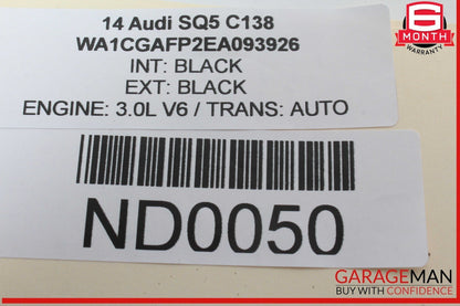 14-17 Audi SQ5 Speedometer Instrument Cluster Gauge 8R0920982C OEM