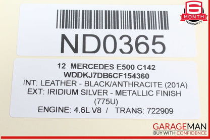 10-13 Mercedes W207 E550 E350 Instrument Cluster Speedometer 2129003813 OEM