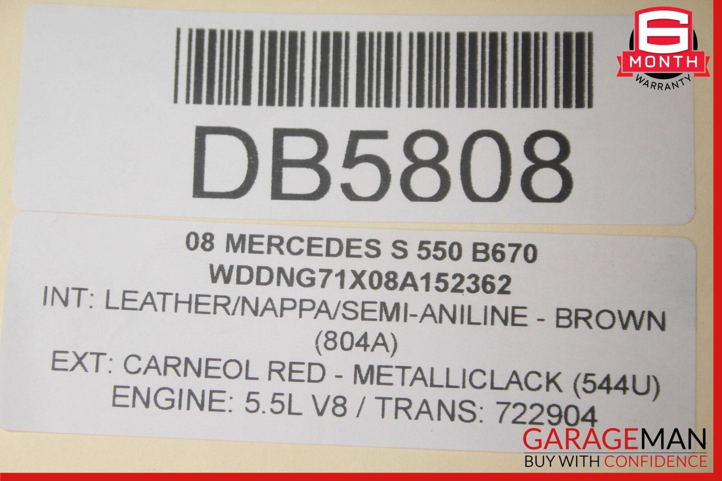 07-13 Mercedes W221 S550 CL550 Engine Cooling Fan Motor Assembly OEM
