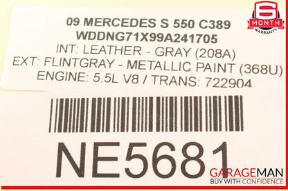 07-14 Mercedes W221 S550 S400 CL550 AC A/C Heater Climate Control Switch OEM