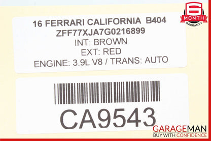 15-18 Ferrari California T Rear Right / Left Side Shock Absorber Spring Strut