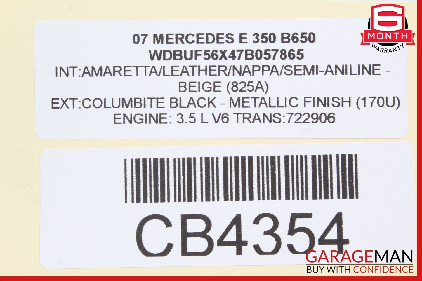 05-12 Mercedes W211 E350 SLK300 ML350 V6 Engine Coolant Motor Water Pump Assy
