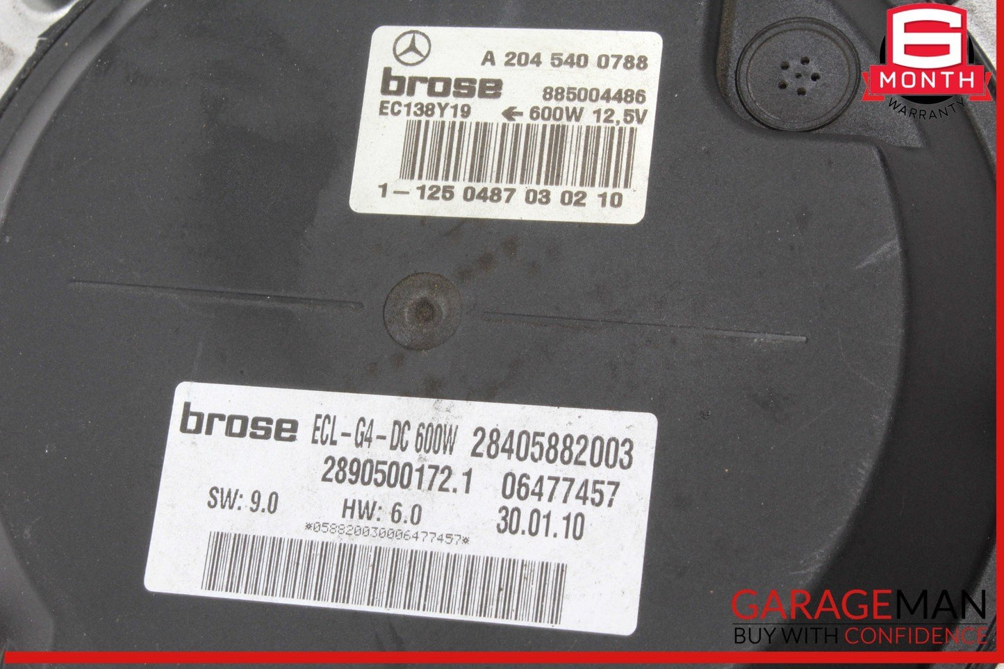 08-18 Mercedes W207 E350 C300 Engine Cooling Fan Motor Radiator OEM