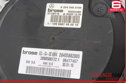 08-18 Mercedes W207 E350 C300 Engine Cooling Fan Motor Radiator OEM