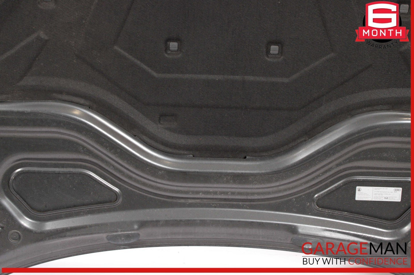12-18 Audi A6 S6 Front Bonnet Hood Shell Cover Panel Assembly Black OEM