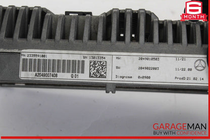 12-16 Mercedes W204 C250 CGI GPS Navigation LCD Display Screen Monitor OEM