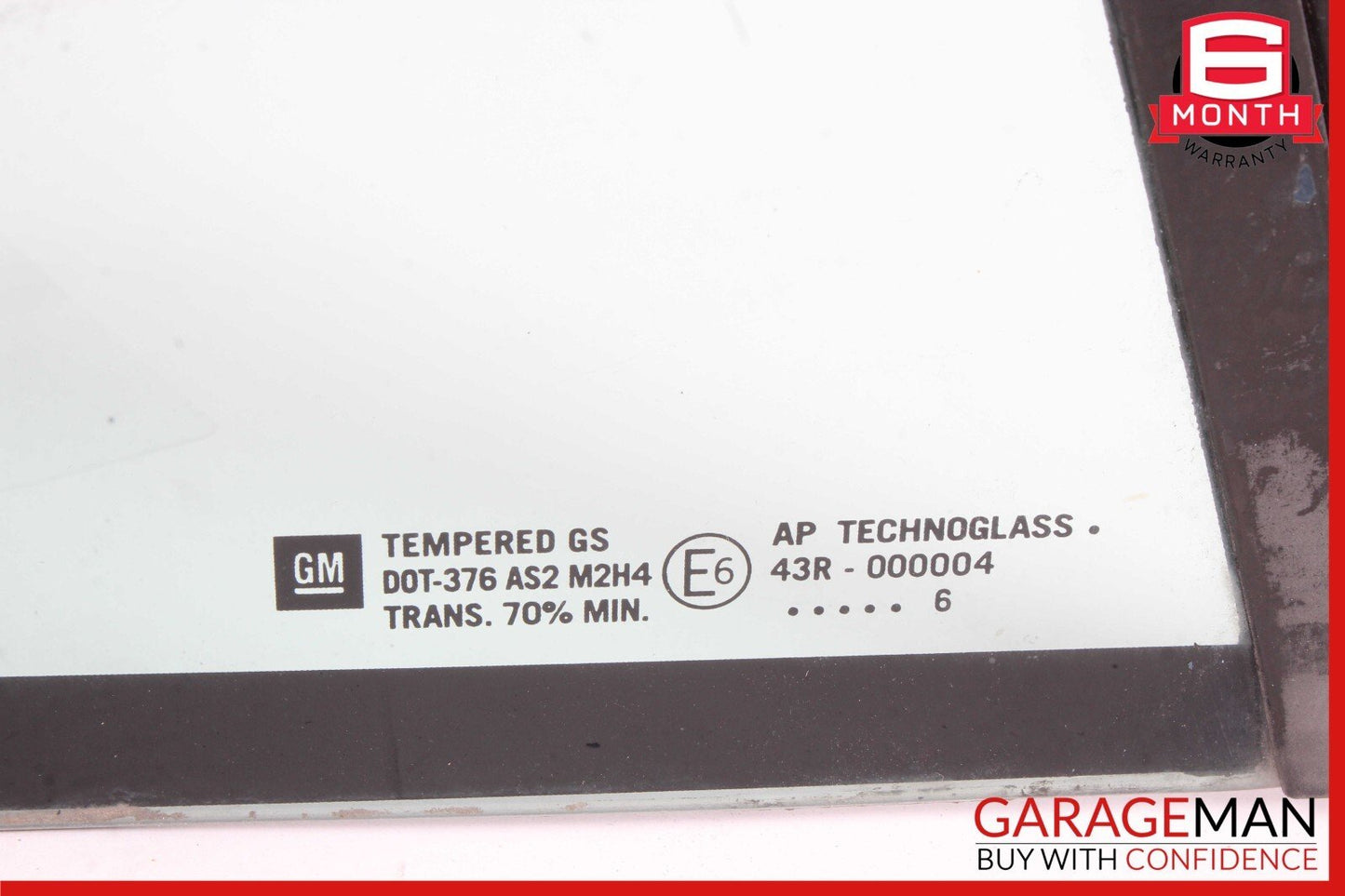 04-09 Cadillac XLR Rear Right Passenger Side Quarter Window Glass w/Trim OEM