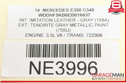 10-16 Mercedes W212 E350 E550 E63 AMG Upper Radiator Core Support OEM