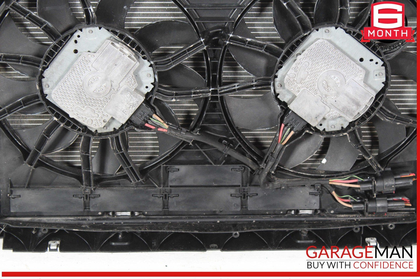 12-18 Audi A6 Engine Water Cooling Radiator A/C Air AC Condenser OEM