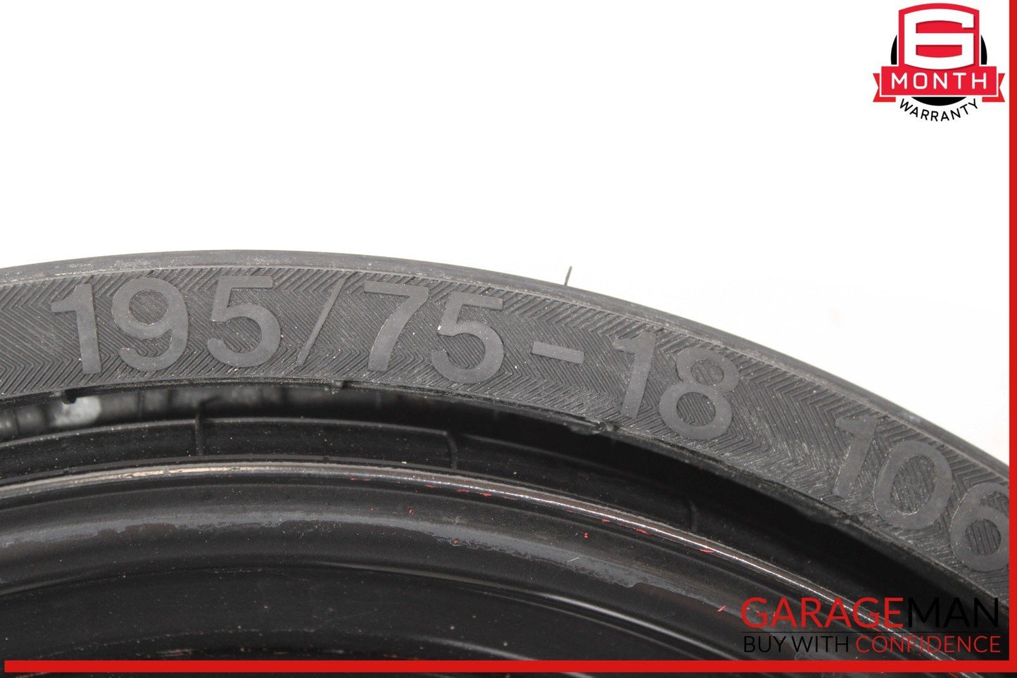 07-15 Audi Q7 Emergency Spare Wheel Rim Tire 6.5 x 18 H2 ET53 OEM