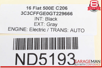 12-19 Fiat 500E Battery Tray Support 68158603AD OEM