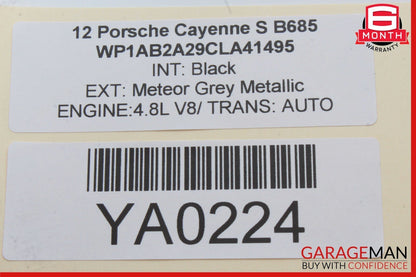 11-18 Porsche Cayenne 958 S Center Dash Speaker Cover Trim 7P5858189A OEM